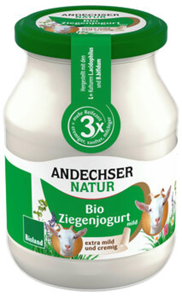 Produktfoto zu Ziegenjoghurt 3,5% 500g AND