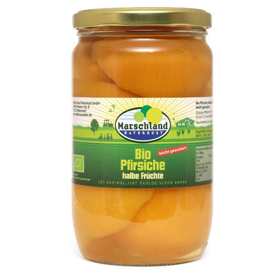 Produktfoto zu Pfirsiche halbe Frucht (MAR)