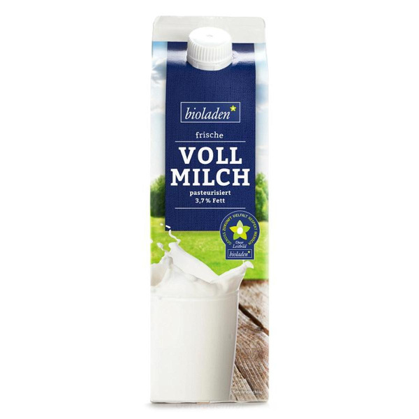Produktfoto zu Vollmilch 3,7% Karton WBI