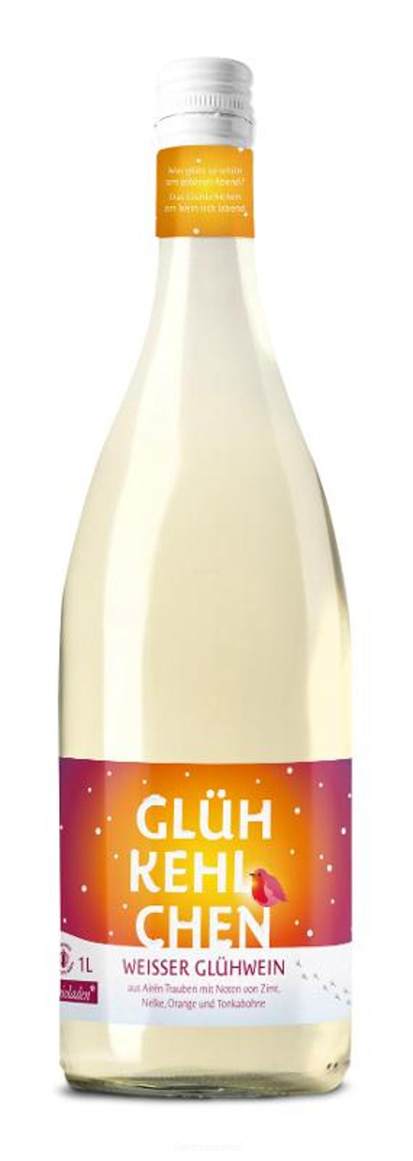 Produktfoto zu Glühwein Glühkehlchen weiß WBI