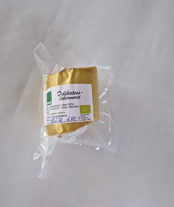 Produktfoto zu Leberwurst fein ca 400g HHal