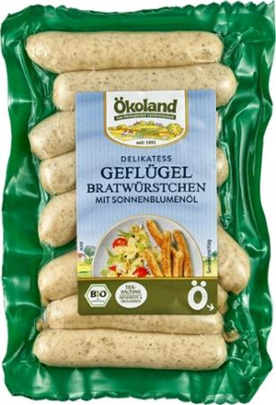 Produktfoto zu Geflügelbratwürstchen 180g