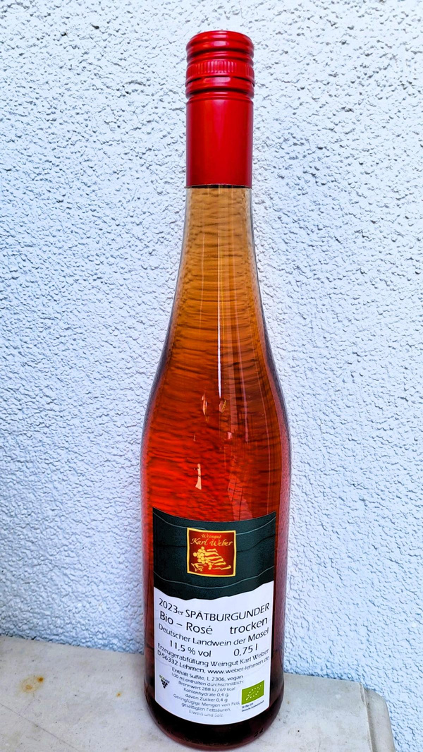 Produktfoto zu Spätburgunder rose Landwein