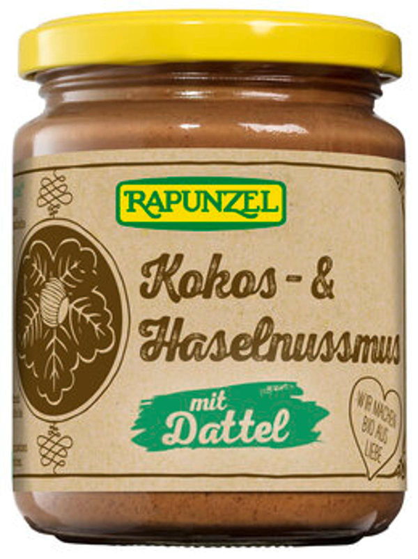 Produktfoto zu Kokoks-Haselnussmus mit Dattel