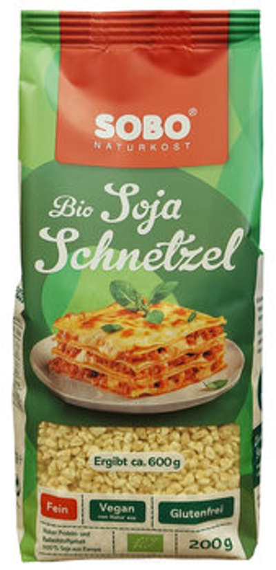 Produktfoto zu Sojaschnetzel FEIN 200 g (SOB)
