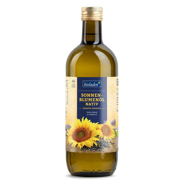 Produktfoto zu Sonnenblumenöl nativ 1l WBI