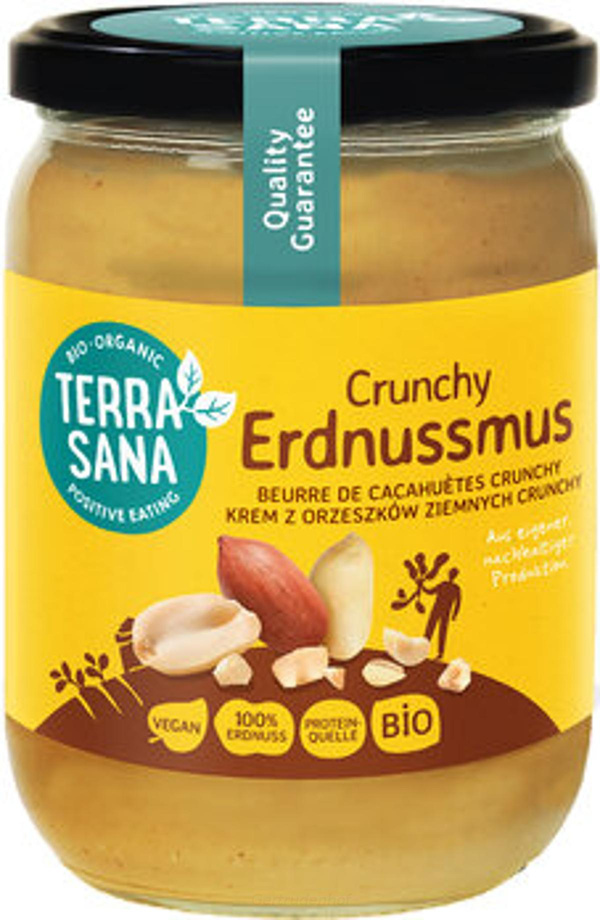 Produktfoto zu Erdnussmus crunchy 500 g (TER)