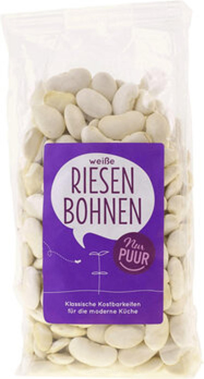 Produktfoto zu Weiße Riesenbohnen Tüte 500g
