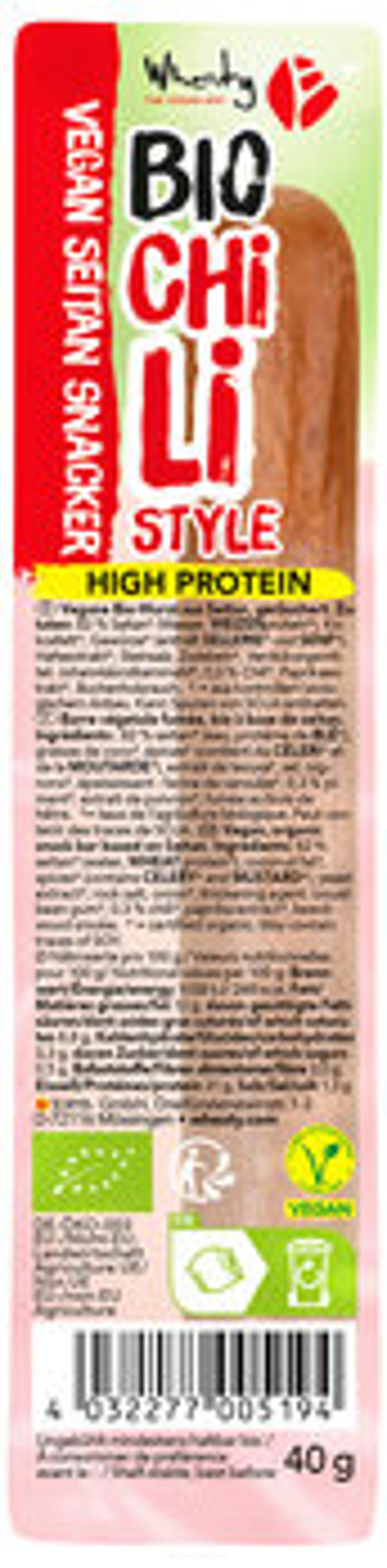 Produktfoto zu Wheaty Chili Snacker 40g (WHE)