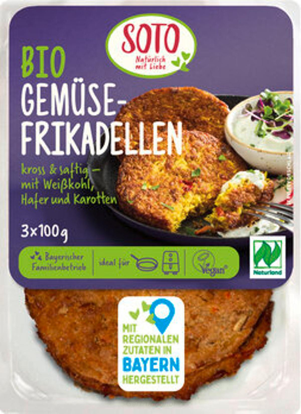 Produktfoto zu Gemüsefrikadellen