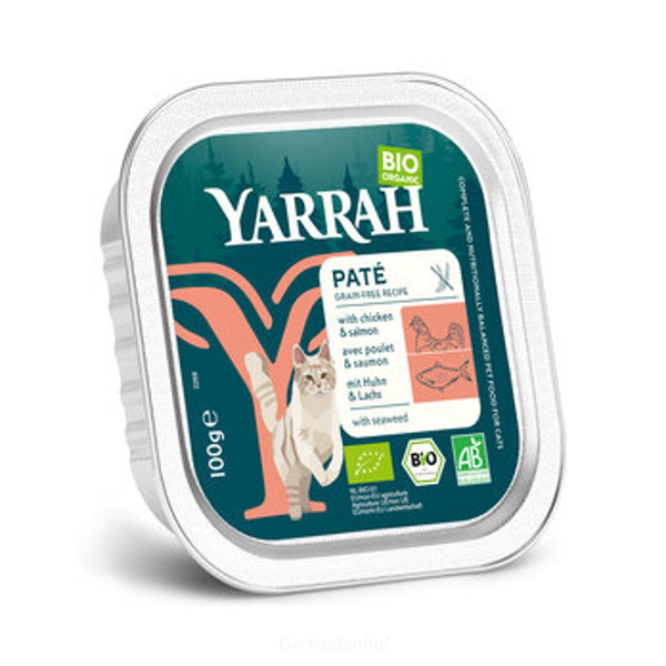 Produktfoto zu Katze Paté Lachs 100g Yarrah