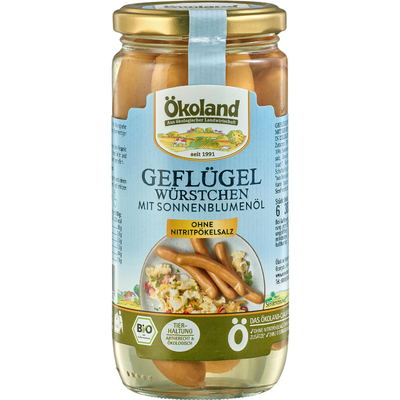 Produktfoto zu Geflügelwürstchen Glas (ÖKL)
